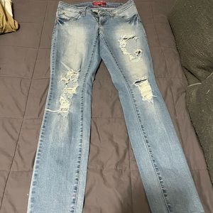 YMI Distressed Skinny Jeans Size 5
